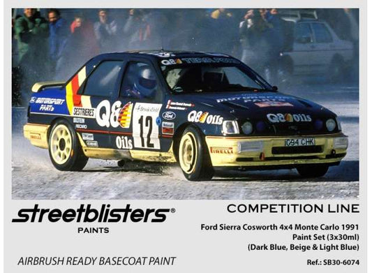 Pre-Order – Ford Sierra Cosworth 4x4 Monte Carlo 1991 3x30ml 1:0 Streetblisters Model (SB30-6074) – ETA. November 2026