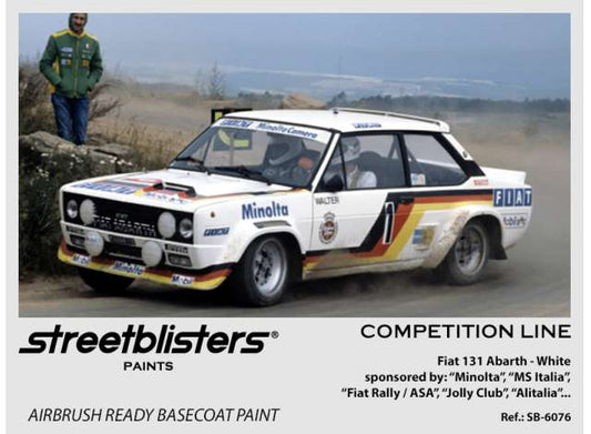 Pre-Order – Fiat 131 Abarth Bianco 30ml 1:0 Streetblisters Model (SB30-6076) – ETA. November 2026