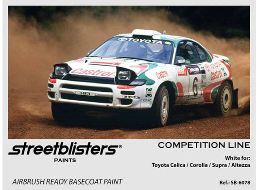 Pre-Order – Toyota Celica/Supra/Altezza/Corolla - Sponsored by Castrol White 30ml 1:0 Streetblisters Model (SB30-6078) – ETA. November 2026