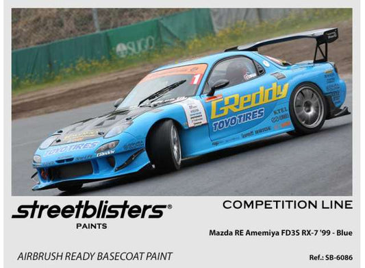 Pre-Order – Mazda RE Amemiya FD3S RX-7 '99 Blue 30ml 1:0 Streetblisters Model (SB30-6086) – ETA. November 2026