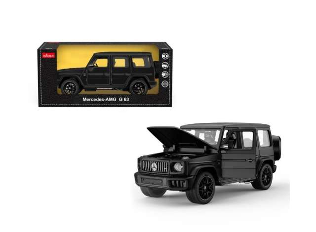 Mercedes-Benz AMG G 63, black 1:24 Rastar Model (RASTAR64720BK) – ETA. February 2027