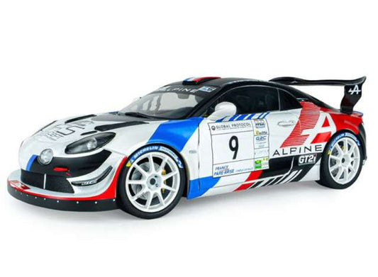 Pre-Order – 2025 Alpine A110 RGT+ #9 Hernandez/Maurin Rally de Vienne, various 1:18 Solido Model (SOLI1801633) – ETA. January 2027