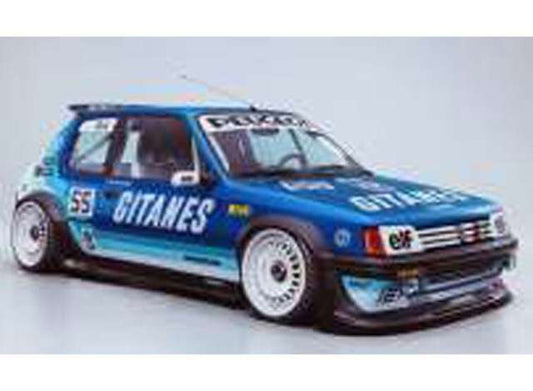 Pre-Order – 1990 Peugeot 205 GTI Blackfish G tribute #55, blue 1:18 Solido Model (SOLI1801720) – ETA. January 2027