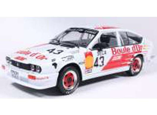 Pre-Order – 1985 Alfa Romeo GTV6 #43 de Dryver/Boucher 24H de Spa, white/red 1:18 Solido Model (SOLI1802308) – ETA. January 2027