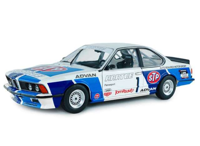 Pre-Order – 1984 BMW 635 CSI #1 F. Moller 24H Spa, white/blue 1:18 Solido Model (SOLI1810307) – ETA. January 2027