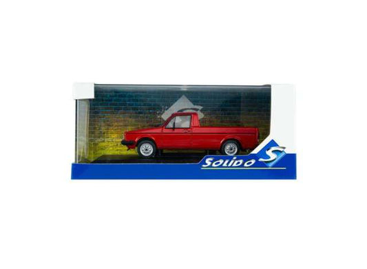 Pre-Order – 1982 Volkswagen Caddy MK1, red 1:43 Solido Model (SOLI4312305) – ETA. January 2027