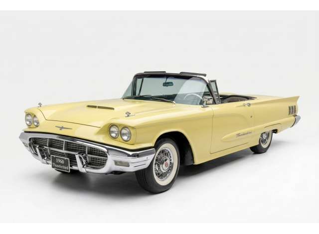 Pre-Order – 1960 Ford Thunderbird Open Convertible, yosemite yellow 1:18 SunStar Model (SUN4317) – ETA. February 2027