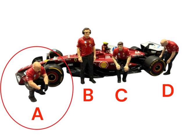 Pre-Order – Pit Crew Worker A Ferrari 1:43 Cartrix Model (CTVD27) – ETA. December 2026