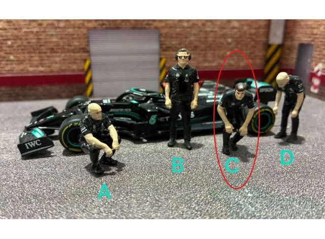 Pre-Order – Pit Crew Worker C Mercedes-Benz 1:43 Cartrix Model (CTVD33) – ETA. December 2026