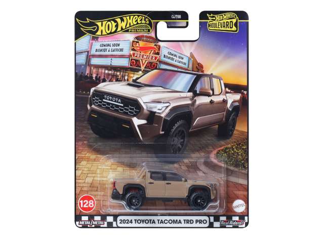 Pre-Order – 2024 Toyota Tacoma TRD Pro *Boulevard series*, brown 1:64 Hotwheels Model (HWMVJBL08) – ETA. December 2026