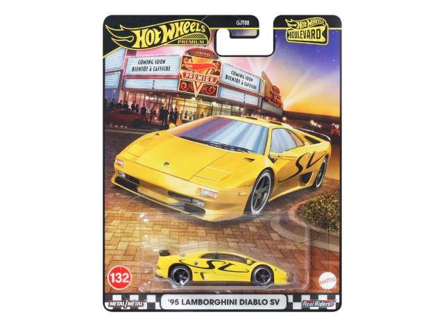 Pre-Order – 1995 Lamborghini Diablo SV *Boulevard series*, yellow 1:64 Hotwheels Model (HWMVJBL13) – ETA. December 2026