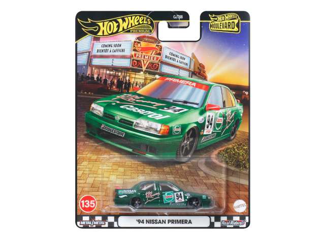 Pre-Order – 1994 Nissan Primera *Boulevard series*, green 1:64 Hotwheels Model (HWMVJBL31) – ETA. December 2026