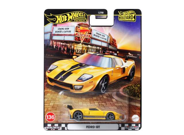 Pre-Order – Ford GT *Boulevard series*, yellow 1:64 Hotwheels Model (HWMVJHW26) – ETA. December 2026