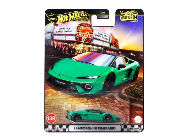 Pre-Order – Lamborghini Temerario *Boulevard series*, green 1:64 Hotwheels Model (HWMVJBL09) – ETA. December 2026