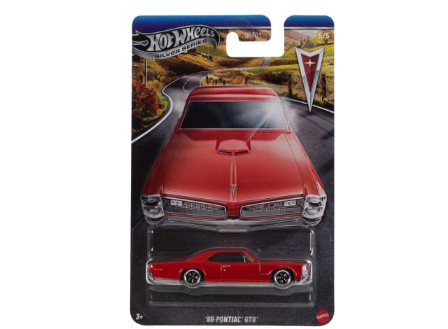Pre-Order – 1966 Pontiac GTO, red 1:64 Hotwheels Model (HWMVJKY14) – ETA. December 2026