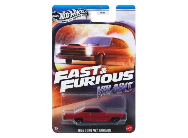 Pre-Order – 1966 Ford Fairlane *Fast & Furious*, red 1:64 Hotwheels Model (HWMVJBY36) – ETA. December 2026