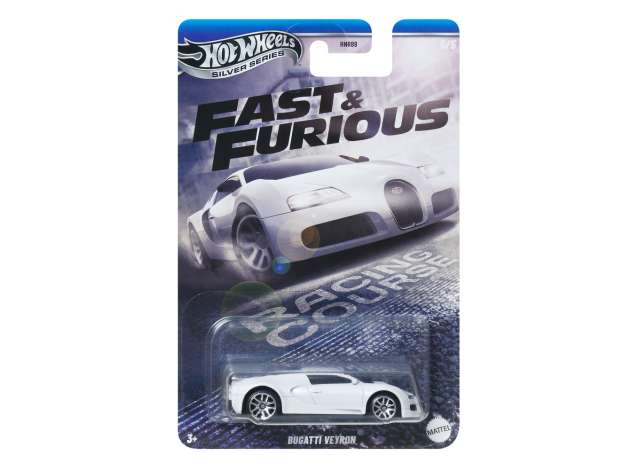 Pre-Order – Bugatti Veyron *Fast & Furious*, white 1:64 Hotwheels Model (HWMVJBY43) – ETA. December 2026