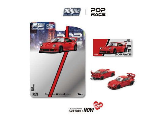 Pre-Order – RWB 930, red 1:64 Pop Race Limited Model (PRE035) – ETA. January 2027
