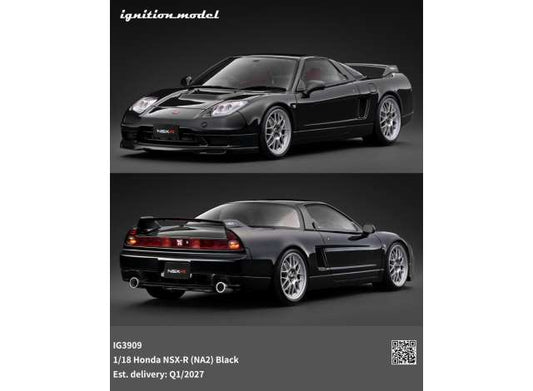 Pre-Order – Honda NSX-R (NA2), black 1:18 Ignition Model (IG3909) – ETA. June 2027