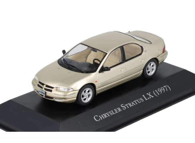 Pre-Order – 1997 Chrysler Stratus LX, champagne 1:43 Magazine Models Model (MAGARG162) – ETA. December 2026
