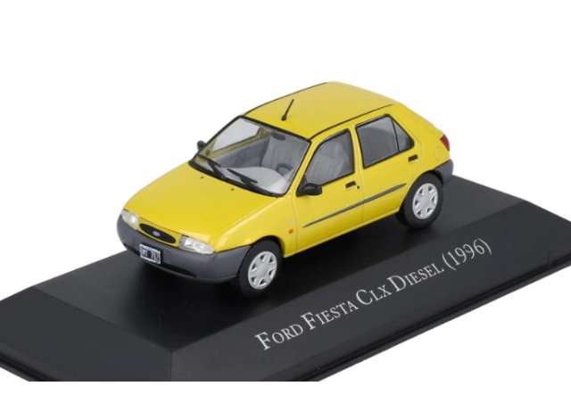 Pre-Order – 1996 Ford Fiesta CLX Diesel, yellow 1:43 Magazine Models Model (MAGARG165) – ETA. December 2026