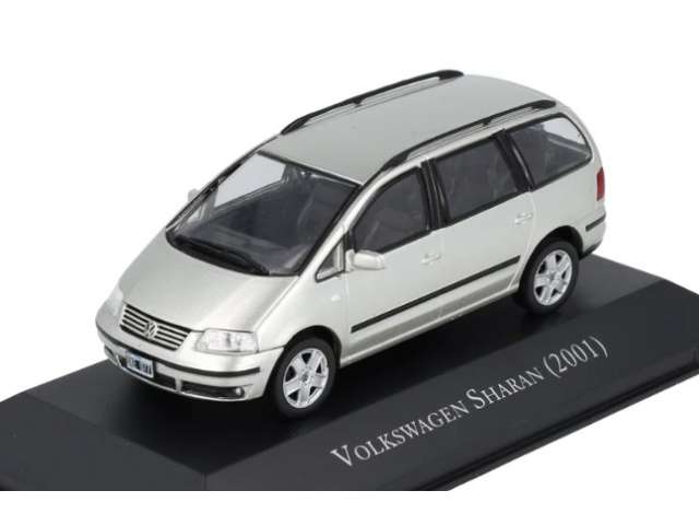 Pre-Order – 2001 Volkswagen Sharan, silver 1:43 Magazine Models Model (MAGARG166) – ETA. December 2026