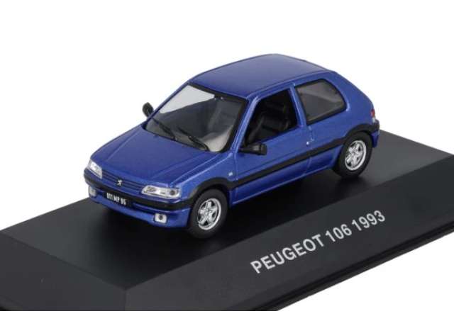 Pre-Order – 1993 Peugeot 106, blue 1:43 Magazine Models Model (MAG043BJ7) – ETA. December 2026