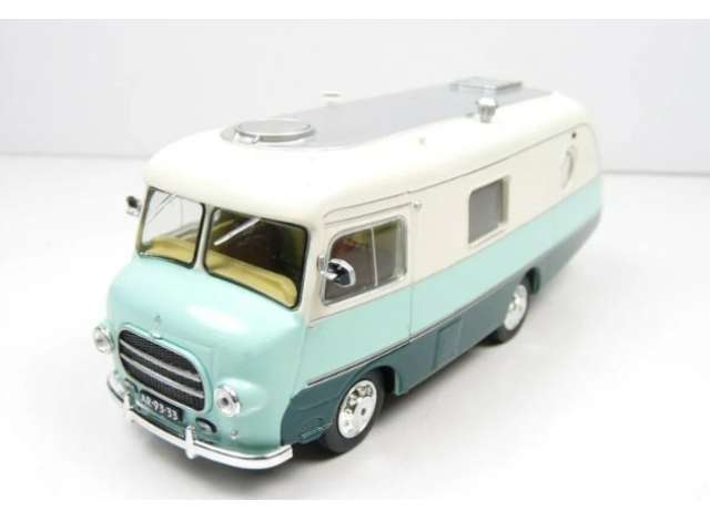 Pre-Order – 1954 Citroen Type H Coccinelle III Le Bastard, white/blue 1:43 Magazine Models Model (MAG043CCE203) – ETA. December 2026