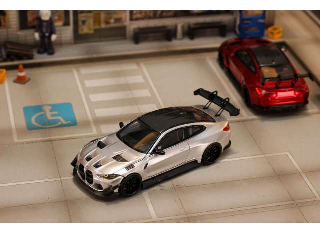Pre-Order – BMW G82 M4, silver 1:64 Street Weapon Model (STW301) – ETA. January 2027