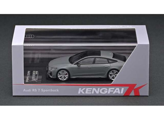 Pre-Order – 2023 Audi RS7 Sportback C8, grey 1:64 KengFai Model (KF034-3) – ETA. December 2026