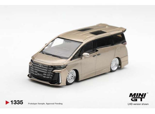 Pre-Order – 2026 Toyota Vellfire 40, Kuhl Gold metallic 1:64 Mini GT Model (MGT01335-R) – ETA. April 2027
