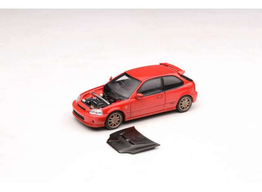 Pre-Order – Honda (EK9) Mugen, red 1:64 Motorhelix Model (MH65012) – ETA. January 2027