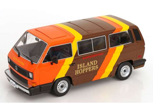 Pre-Order – Volkswagen Vanagon GL T3 *Island Hoppers* TV-Series Magnum P.I., brown/orange/yellow 1:18 KK - Scale Model (KKDC180993) – ETA. November 2026