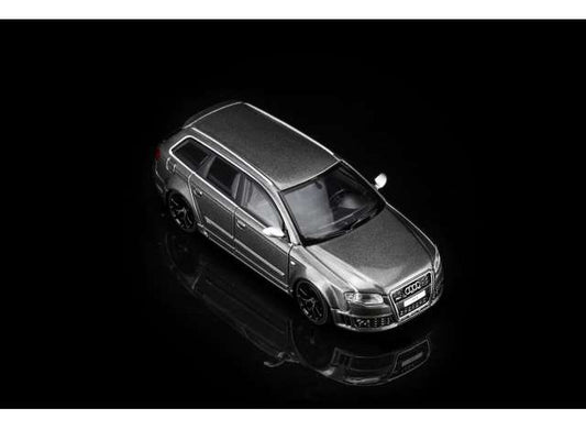 Pre-Order – 2005 Audi RS4 (B7), grey pearl 1:64 Motorhelix Model (MH68308) – ETA. March 2027