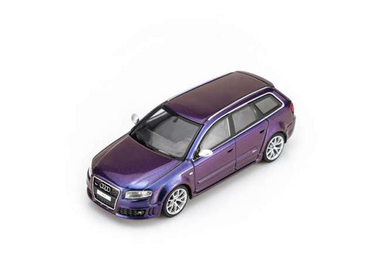 Pre-Order – 2005 Audi RS4 (B7), army girl purple pearl 1:64 Motorhelix Model (MH68311) – ETA. March 2027