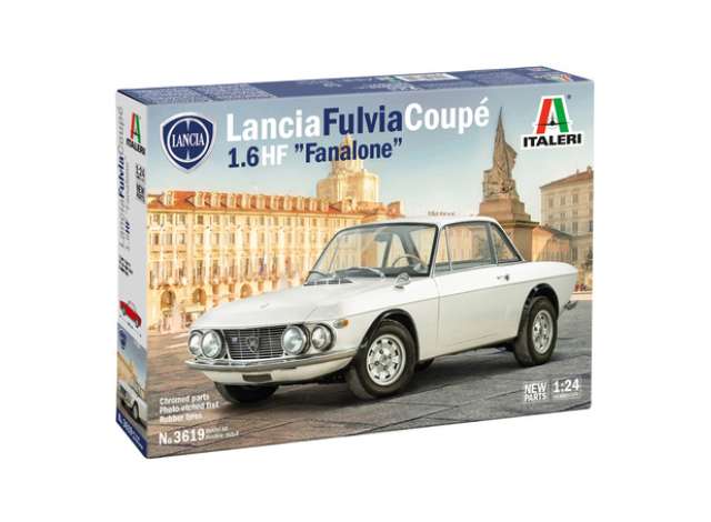Pre-Order – Lancia Fulvia coupé 1.6HF *Fanalone*, plastic modelkit 1:24 Italeri Model (ITA3619) – ETA. November 2026
