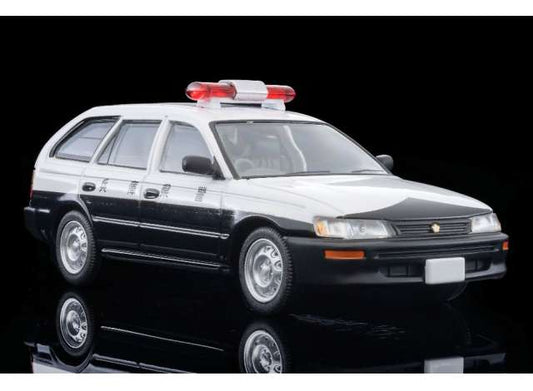 Pre-Order – Toyota Corolla Van Police Car (Hyogo Pref Police), white/black 1:64 Tomica Limited Vintage Model (TLV-N383A) – ETA. March 2027