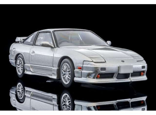 Pre-Order – 1997 Nissan 180SX Type X, silver 1:64 Tomica Limited Vintage Model (TLV-N385A) – ETA. March 2027