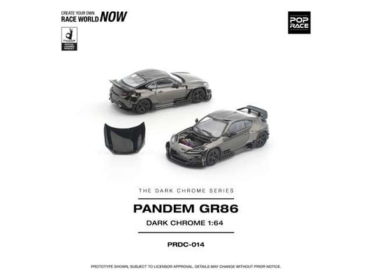 Pre-Order – Pandem GR 86, dark chrome 1:64 Pop Race Model (PRDC014) – ETA. June 2027