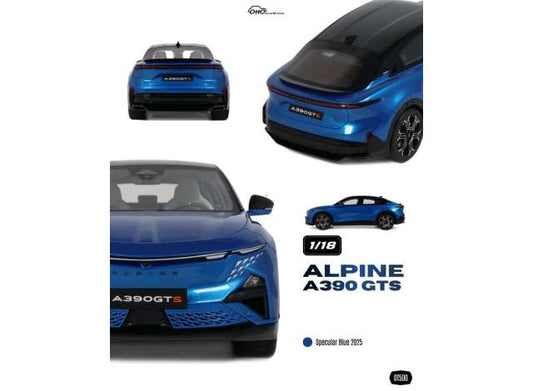 Pre-Order – 2025 Alpine A390 GTS *Resin series*, specular blue 1:18 OttOmobile Miniatures Model (OT500) – ETA. April 2027