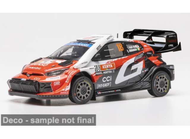 Pre-Order – 2026 Toyota GR Yaris Rally1 WRC #18 T.Katsuta/A.Johnston Safari Rallye Kenia, various 1:43 IXO Models Model (IXORAM1039A) – ETA. February 2027
