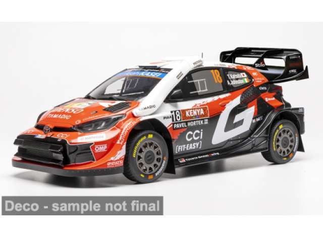 Pre-Order – 2026 Toyota GR Yaris Rally1 WRC #18 T.Katsuta/A.Johnston Safari Rallye Kenia, various 1:18 IXO Models Model (IXO18RMC282A) – ETA. February 2027
