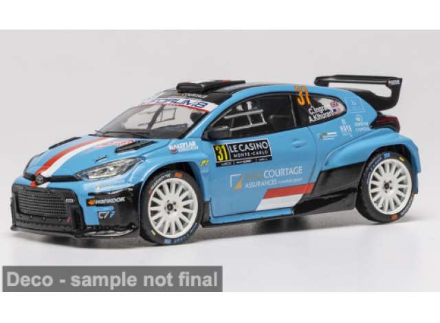 Pre-Order – 2026 Toyota GR Yaris Rally2 #31 C.Ingram/A.Kihurani Rallye Monte Carlo, blue 1:43 IXO Models Model (IXORAM1033) – ETA. February 2027