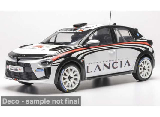 Pre-Order – 2024 Lancia Ypsilon M.Biasion HF Rally4 Test, white/black/red 1:18 IXO Models Model (IXO18RMC275) – ETA. February 2027