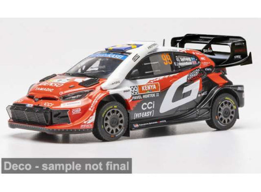 Pre-Order – 2026 Toyota GR Yaris Rally1 WRC #99 O.Solberg/E.Edmondson Safari Rallye Kenia, various 1:43 IXO Models Model (IXORAM1039B) – ETA. February 2027