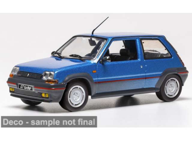 Pre-Order – 1985 Renault 5 GT Turbo, blue 1:43 IXO Models Model (IXOCLC654) – ETA. February 2027