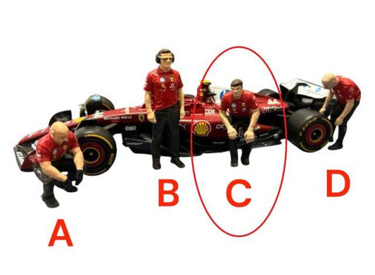 Pre-Order – Pit Crew Worker C Ferrari Figure 1:18 Cartrix Model (CTPL18092) – ETA. December 2026