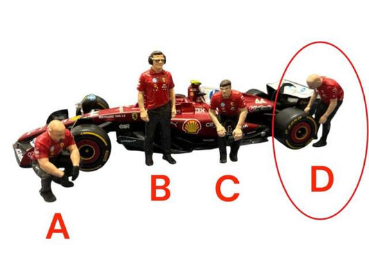 Pre-Order – Pit Crew Worker D Ferrari Figure 1:18 Cartrix Model (CTPL18093) – ETA. December 2026