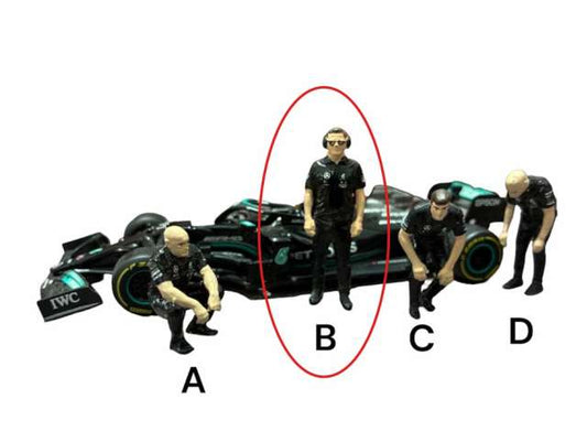 Pre-Order – Pit Crew Worker B Mercedes-Benz Figure 1:18 Cartrix Model (CTPL18095) – ETA. December 2026