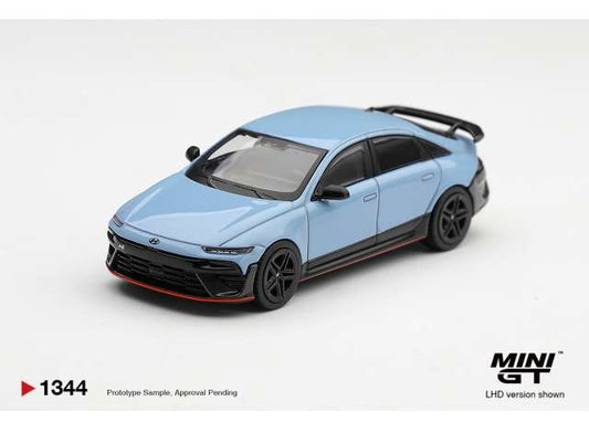 Pre-Order – Hyundai Ioniq 6 N Performance, blue pearl 1:64 Mini GT Model (MGT01344-L) – ETA. March 2027
